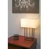 Image de Lampe de table VESPER 2 flammes brun foncé, beige