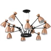 Image de Suspension RETRO 12 flammes cuivre