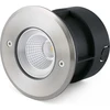 Image de SURIA Luminaire encastré de sol acier inoxydable satiné et noir mat de FARO 70592N
