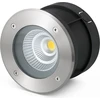 Image de Luminaire encastré SURIA 180 LED 12W 3000K IP67 aluminium acier inoxydable satiné L:18cm H:11cm Ø18cm