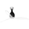 Image de Faro Barcelona - Mini Ventilateur De Plafond Moyen Faro Avec / Sans Lumière Noir Mat, Transparent