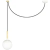 Image de Faro 28375, Blanc, verre, métal, bois, IP20, II, 1 ampoule(s), E27