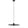 Image de Suspension noire Plat 1 ampoule