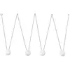 Image de Suspension MINE SPACE 4 flammes blanc