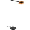 Image de Lampadaire LED LOOP noir, marron
