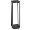 Image de Lampe d'allée solaire à LED SAURA avec détecteur de mouvement IP54 gris foncé