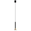 Image de Lampe LED suspendue DANKA 6W 3000K or satiné, noir
