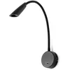 Image de Lampe de lecture murale LED BOKEN noire