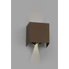 Image de Applique murale extérieure LED OLAN 3000K IP54 brun rouille