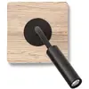 Image de Mood lampe de lecture LED 2W 3000K bois chêne noir