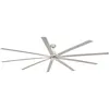 Image de Faro Barcelona - Ventilateur De Plafond Faro Manhattan Nickel Mat 9 Lames