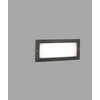 Image de Applique murale encastrée à LED STRIPE-2 3000K IP54 gris foncé