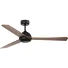 Image de Faro Barcelona - Ventilateur De Plafond Grid Dc Noir Avec Télécommande