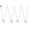 Image de Faro Barcelona - Faro Mine - Suspension 4 Gris Clair, E27