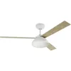 Image de Faro Barcelona - Ventilateur De Plafond Rodas Dc Blanc 132 Cm Avec Led