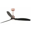 Image de Faro Barcelona - Ventilateur De Plafond Dc Just Fan Cuivre / Noir