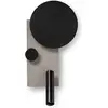 Image de Applique murale Faro Barcelona - Klee avec bras lecture gauche, LED 10W, LED intégrée, variateur, double interrupteur, gris foncé