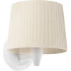Image de SAMBA Applique intérieure blanc/soie polyester beige 64306-35