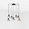 Image de Faro Kombo Grau Lampe à suspendre Lamp Ø200 1X E27 7L