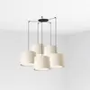 Image de Faro Conga Noir Lampe à suspendre Lamp Ø500*350*Ø450 Blanc Lamps
