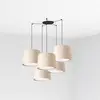 Image de Faro Conga Noir Lampe à suspendre Lamp Ø500*350*Ø450 Beige Lamps
