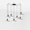 Image de Faro Kombo Gris Lampe à suspendre Lamp Ø400 1X E27 7L