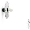 Image de Applique CONFETTI 300 E27 15W aluminium noir mat, PET recyclé blanc et noir H:7.2cm Ø30cm dimmable