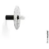 Image de Applique CONFETTI 300 E27 15W aluminium noir mat, PET recyclé blanc et noir H:14.2cm Ø30cm dimmable