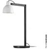 Image de Lampe de table VENICE E27 15W Acier noir satiné, céramique blanche H:57.5cm dimmable