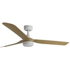 Image de Ventilateur De Plafond Dc Punt Blanc-érable Avec Led