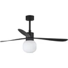 Image de Amelia Ball Ventilateur Noir/noir Wall Control 2700k