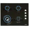Image de Cata Cib 6031 Bk Cuisinière à gaz 4 brûleurs bleu bleu One Size