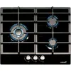 Image de Cata Lcib 6021 Bk Cuisinière à gaz 3 brûleurs bleu bleu One Size