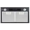 Image de CATA 02030408 cooker hood Wall-mounted Black, Stainless steel C 645 m³/h
