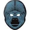 Image de Masque LED Atosa Gorilla Bleu Enfants Bleu Taille unique