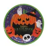 Image de Assiettes carton Halloween x6 -18cm