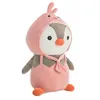 Image de Peluche Kit Pingouin Rose 65 cm