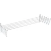 Image de Sauvic 80 cm Séchoir à linge extensible avec revêtement plastique argenté Argent Taille unique