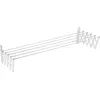 Image de Sauvic 130 Cm Séchoir à linge extensible Avec revêtement plastique Argent Argent One Size