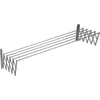 Image de Sauvic 140 cm, corde à linge télescopique en aluminium argenté Argent, taille unique