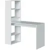 Image de CALICOSY - Bureau réversible avec étagère de rangement - L120 cm