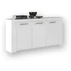 Image de Hogar24 - Buffet 3 Portes 144x42x80 Cm Blanc