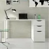 Image de Hogar24 - Bureau Réversible Avec Commode À Deux Tiroirs Et Une Porte, Couleur Blanche, Dimensions 138 X 74 X 60 Cm