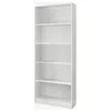 Image de Hogar24   Étagère Estil 5 Espaces 80 Cm X 201 Cm X 28 Cm   Panneau De Particules Mélaminé Blanc   Chants En Pvc Anti-rayures   Pour Rangement Moderne
