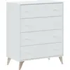 Image de CALICOSY - Commode 4 tiroirs Sweet - L95 cm