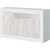 Image de CALICOSY - Buffet design avec 3 portes et 1 niche de rangement Baltik - L144 cm