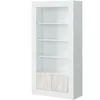 Image de Usinestreet - Bibliothèque Avec 4 Tablettes - Hauteur 181 X Longueur 94 X Profondeur 35 Cm
