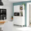 Image de No Brand - Calicosy - Buffet De Cuisine 5 Portes Et 1 Tiroir Kira - H186 Cm