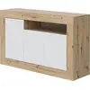 Image de CALICOSY - Buffet 3 portes et un compartiment de rangement L139 cm - Baltik