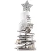 Image de Arbre de Noël DKD Home Decor naturel Bouleau enneigé 34 x 34 x 102 cm